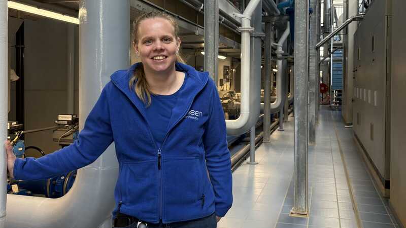 Jill zorgt iedere dag voor schoon drinkwater uit de kraan